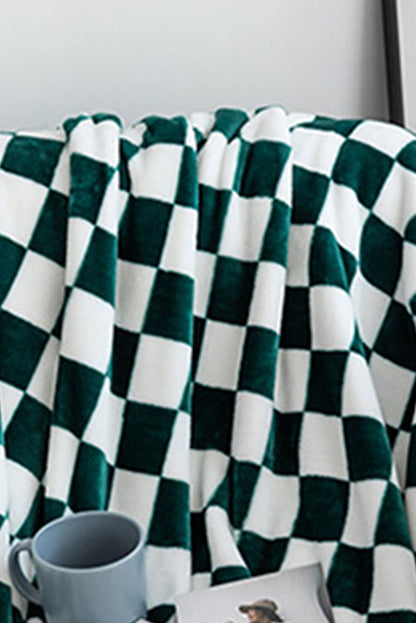 Checkerboard Printed Soft Throw