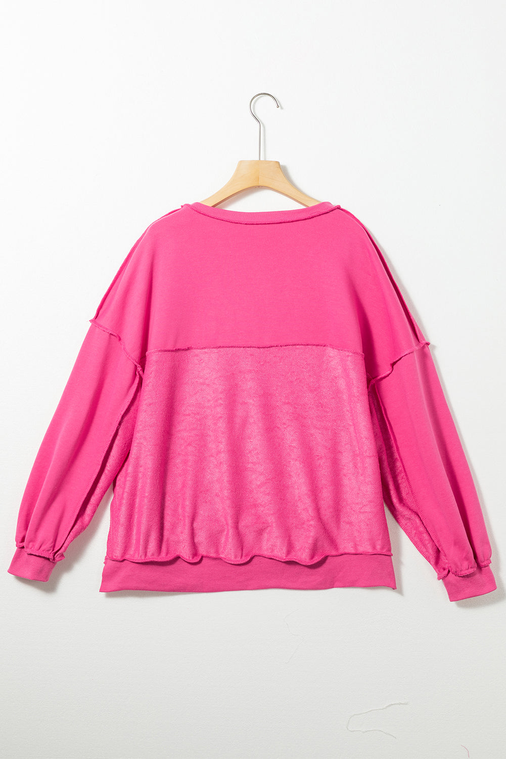 Slouchy Drop Shoulder Henley Sweatshirt (S-2XL - 5 Colors)