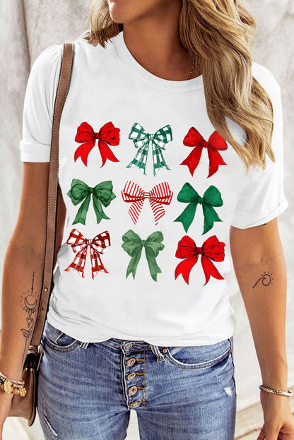 Holiday Bow Graphic Tee (S-3XL)