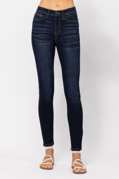 Judy Blue High Waist Handsand Skinny Jeans (0-24W)