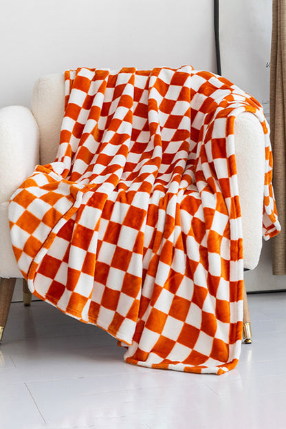 Checkerboard Printed Soft Throw