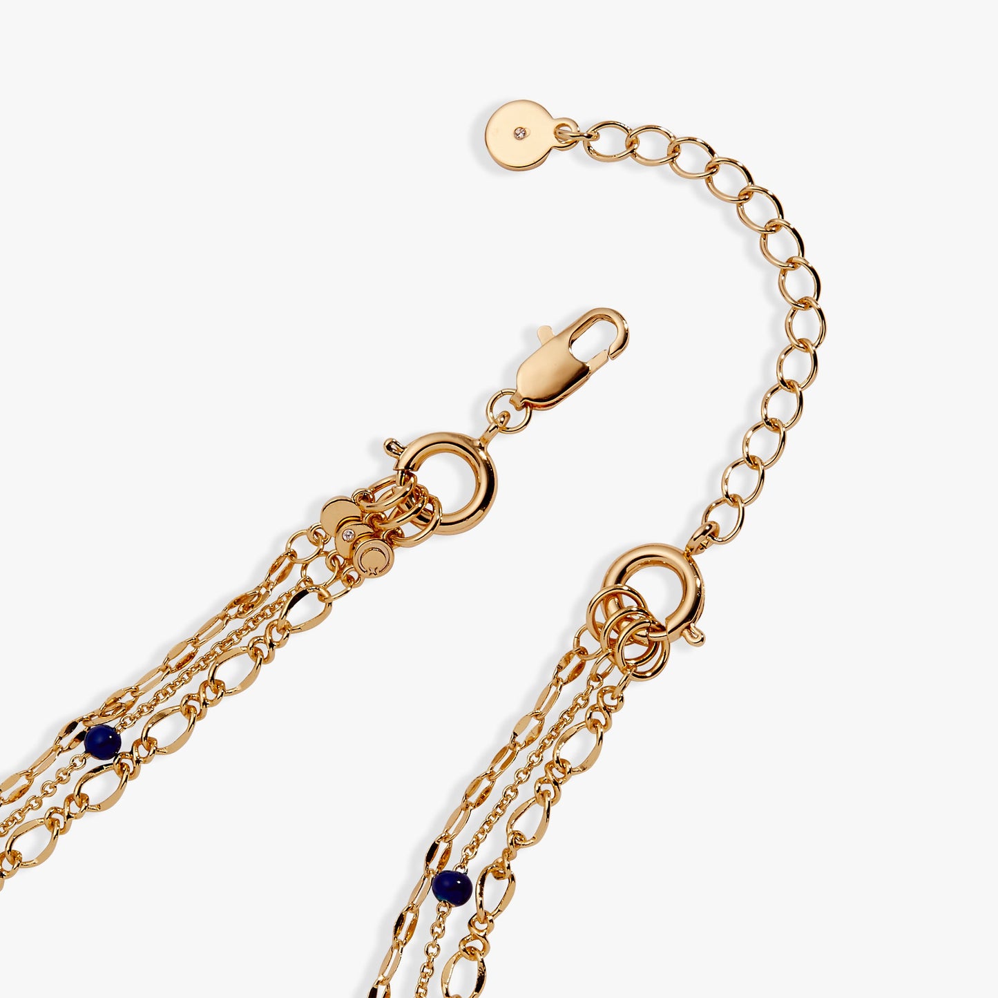 Stacked Evil Eye Necklace