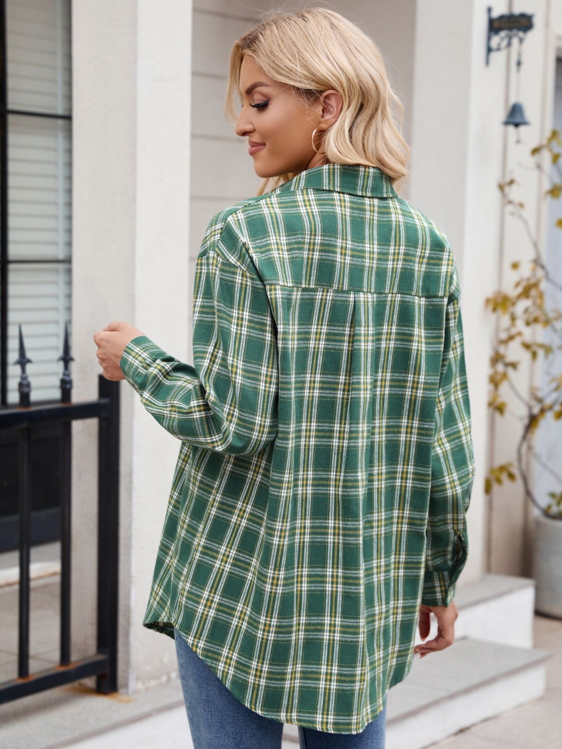 Mandy Plaid Button Up Long Sleeve Shirt (S-2XL - 7 Colors)