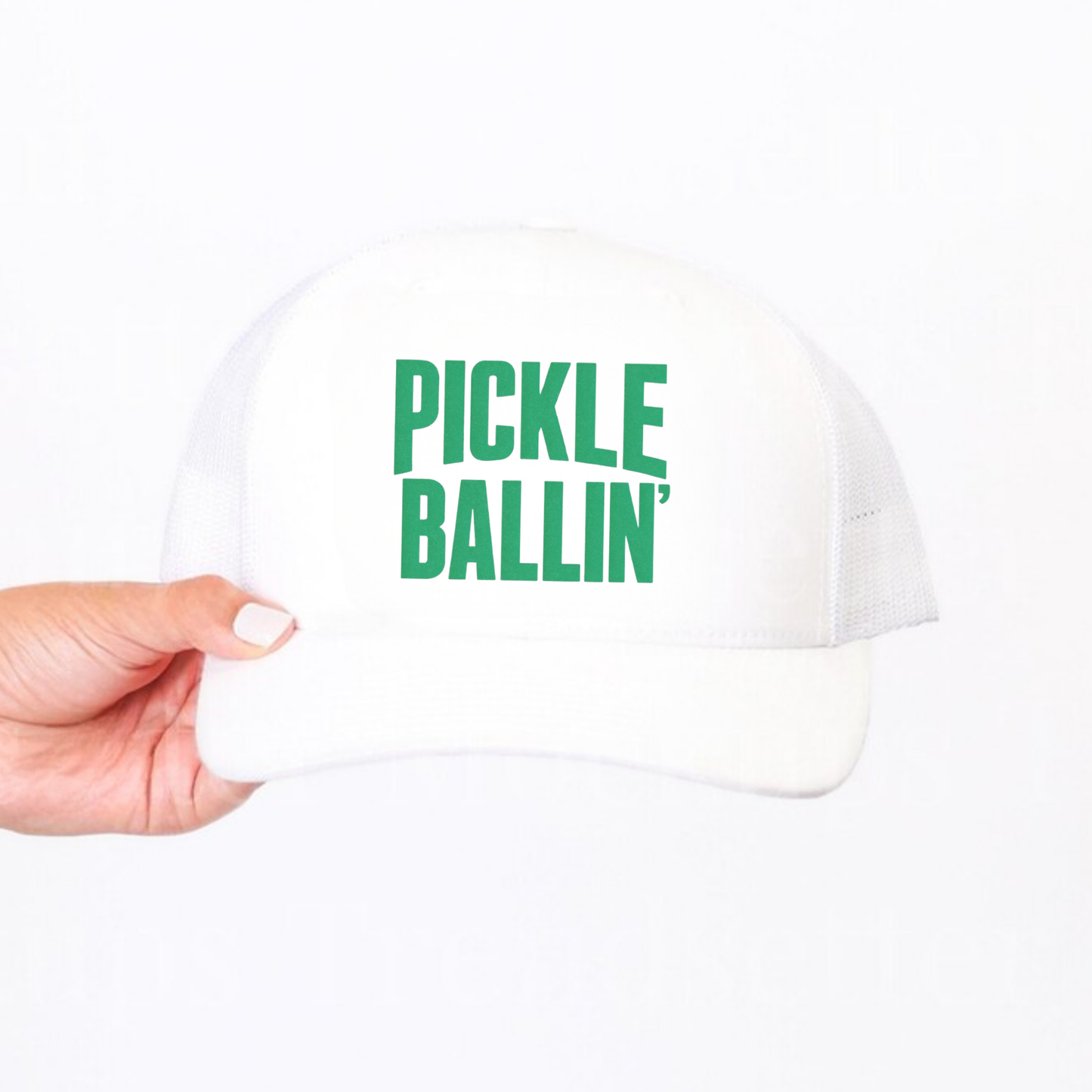 Pickle Ballin’ Trucker Hat