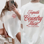 Tequila & Country Music Graphic Tee (S-2XL - 2 colors)
