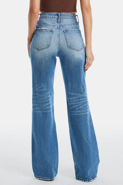 BAYEAS Ultra High-Waist Gradient Bootcut Jeans (0-22W)